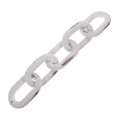 VICASKY Rustikale Holzketten deko mit Natürlichem Vintage Look Handgefertigtes Holzketten Element für Wohn Bürodekoration Vielseitig als Tisch Wanddeko Geeignet Minimalistisches Design von VICASKY