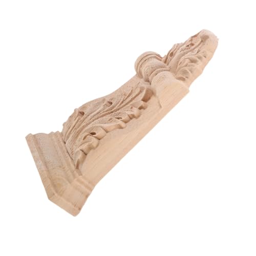 VICASKY Rustikaler Massivholz Wandkonsole Holzschnitzerei Europäischer Wandträger Langlebig Dekorativ für Innenbereich Wohnzimmer von VICASKY