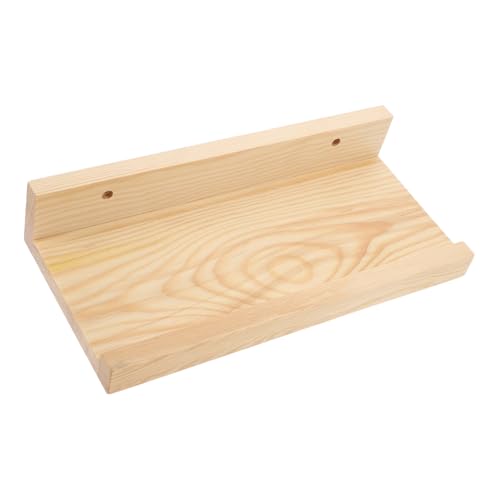 VICASKY Rustikales Wandregal aus Massivholz Schwebendes Wandmontage Board mit Hoher Tragkraft Platzsparendes Aufbewahrungsregal für Wohnzimmer Schlafzimmer und Dekoration VICASKY Rustikales Wandregal aus Massivholz Schwebendes Wandmontage Board mit Hoher Tragkraft Platzsparendes Aufbewahrungsregal für Wohnzimmer Schlafzimmer und Dekoration von VICASKY