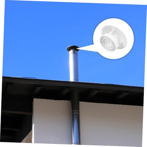 VICASKY Schornsteinkappe Dachentlüftung Regenabdeckung PVC Regenhaube für Kamin und Schornstein Regendicht Einfache Montage Verbesserte Rauchabführung und Wetterschutz VICASKY Schornsteinkappe Dachentlüftung Regenabdeckung PVC Regenhaube für Kamin und Schornstein Regendicht Einfache Montage Verbesserte Rauchabführung und Wetterschutz von VICASKY