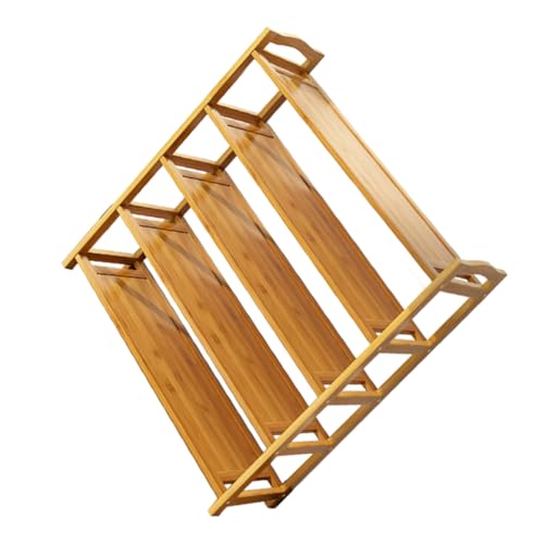 VICASKY Schuhregal Aus Holz Organizer Für Schuhe Für Eingangsbereich Veranda Oder Balkon Mehrschichtiges Schuhregal Für Ordnung VICASKY Schuhregal Aus Holz Organizer Für Schuhe Für Eingangsbereich Veranda Oder Balkon Mehrschichtiges Schuhregal Für Ordnung von VICASKY