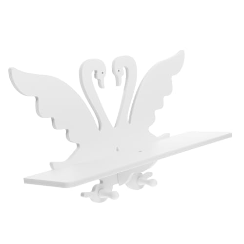 VICASKY Schwebendes Wandregal Weißer Schwan Rustikal Leicht Montierbar Vielseitiges Wandboard für Bad Küche Wohnzimmer Flexibel Einsetzbar Modernes Aufbewahrungssystem VICASKY Schwebendes Wandregal Weißer Schwan Rustikal Leicht Montierbar Vielseitiges Wandboard für Bad Küche Wohnzimmer Flexibel Einsetzbar Modernes Aufbewahrungssystem von VICASKY