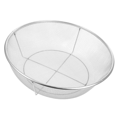VICASKY Schwere Gartensieb Bodensieb mit Maschenweite Galvanisiertes Eisen Gartensieb für Erde Steine Kompost mit Griffen für Gartenarbeit und Bodenfiltration von VICASKY