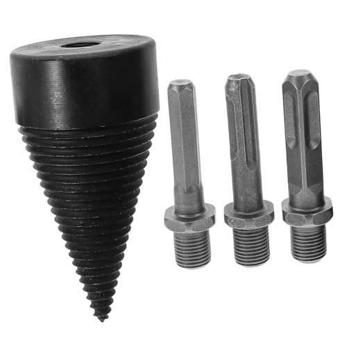 VICASKY Schwerlast Holzspalter Bohrer Set aus Langlebigem Material Abnehmbarer Spaltbohrer Kompatibel mit Elektro Handbohrmaschinen Platzsparend für Ländliche Haushalte Vielseitig VICASKY Schwerlast Holzspalter Bohrer Set aus Langlebigem Material Abnehmbarer Spaltbohrer Kompatibel mit Elektro Handbohrmaschinen Platzsparend für Ländliche Haushalte Vielseitig von VICASKY