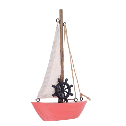 VICASKY Miniatur-segelboot Aus Holz Mediterranes Vintage-Design Nautische Dekoration Für Bücherregal Und Fensterbrett Detaillierte Verarbeitung Vielseitige Anzeigemöglichkeiten VICASKY Miniatur-segelboot Aus Holz Mediterranes Vintage-Design Nautische Dekoration Für Bücherregal Und Fensterbrett Detaillierte Verarbeitung Vielseitige Anzeigemöglichkeiten von VICASKY