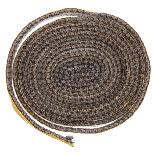 VICASKY Selbstklebende Ofendichtungsschnur Hitzebeständig für Holzöfen und Feuerstellen Rauchdicht Staubdicht Einfache Montage Effiziente Abdichtung von VICASKY