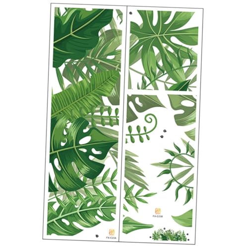 VICASKY Selbstklebende Wandtattoos Tropische Wandsticker Wohnzimmer Schlafzimmer Kinderzimmer Dekoration Abnehmbare DIY Wandaufkleber VICASKY Selbstklebende Wandtattoos Tropische Wandsticker Wohnzimmer Schlafzimmer Kinderzimmer Dekoration Abnehmbare DIY Wandaufkleber von VICASKY