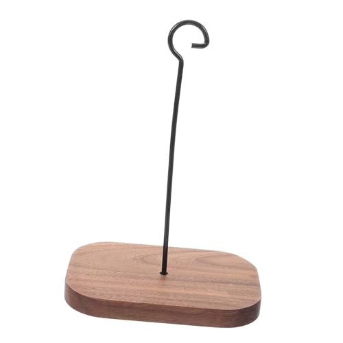 VICASKY Selbstklebender Wandhalter Windspielhalter aus Robustem Walnussholz Dekorativer Pflanzenhaken für Outdoor Balkon Garten Einfache Anbringung ohne Bohren Stilvolle Aufhängung für VICASKY Selbstklebender Wandhalter Windspielhalter aus Robustem Walnussholz Dekorativer Pflanzenhaken für Outdoor Balkon Garten Einfache Anbringung ohne Bohren Stilvolle Aufhängung für von VICASKY