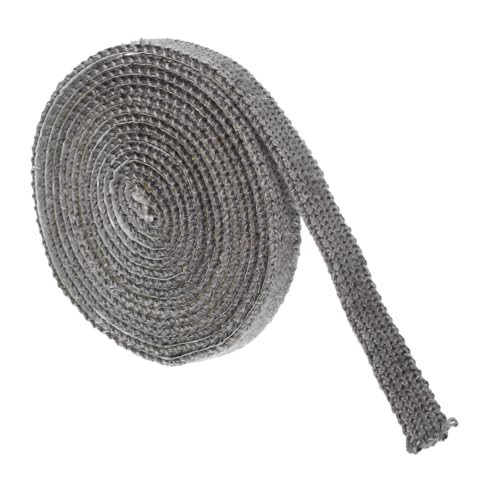 VICASKY Selbstklebendes Ofendichtungsband Stark Flach Hitzebeständig Ofentürdichtung Vielseitig Einsetzbar für Holzöfen Kamintüren Schwarz Isolationsband VICASKY Selbstklebendes Ofendichtungsband Stark Flach Hitzebeständig Ofentürdichtung Vielseitig Einsetzbar für Holzöfen Kamintüren Schwarz Isolationsband von VICASKY