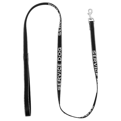 VICASKY Service Dog Nylon Hundeleine Schwarz Verschleißfestes Multifunktionales Hundezubehör mit Breiter Handschlaufe für Komfortables Gehen und Sicheren Schutz Ihres Haustiers VICASKY Service Dog Nylon Hundeleine Schwarz Verschleißfestes Multifunktionales Hundezubehör mit Breiter Handschlaufe für Komfortables Gehen und Sicheren Schutz Ihres Haustiers von VICASKY