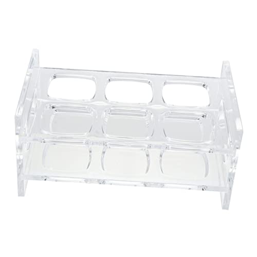 VICASKY Shot Glass Halter Transparenter Organizer mit Fächern Robuster Bar drinkware Halter für Shotgläser Praktisches Display für Home Bar und Party von VICASKY