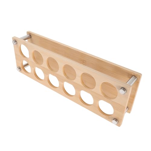 VICASKY Shotglashalter aus Holz mit Löchern Stabiler Schnapsglasständer zur Platzsparenden Aufbewahrung und Dekorativen Präsentation für Bar Küche und Partys VICASKY Shotglashalter aus Holz mit Löchern Stabiler Schnapsglasständer zur Platzsparenden Aufbewahrung und Dekorativen Präsentation für Bar Küche und Partys von VICASKY