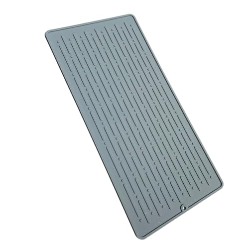 VICASKY Silikon Abtropfmatte Groß mit Überlauf Kante Rutschfestem Design und Hitzeschutz für Spülbecken Küche Schnelltrocknend und Vielseitig als Geschirr Drainagepad Geeignet VICASKY Silikon Abtropfmatte Groß mit Überlauf Kante Rutschfestem Design und Hitzeschutz für Spülbecken Küche Schnelltrocknend und Vielseitig als Geschirr Drainagepad Geeignet von VICASKY