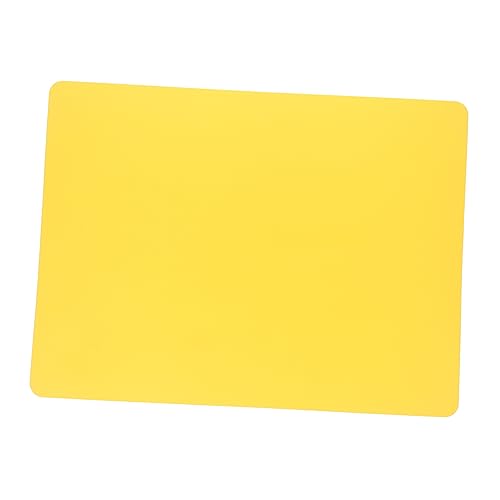 VICASKY Silikon Tischset Anti Scald Hitzebeständige Küchenunterlage rutschfest Flexibel Für Esstisch Und Arbeitsplatte Gelb von VICASKY