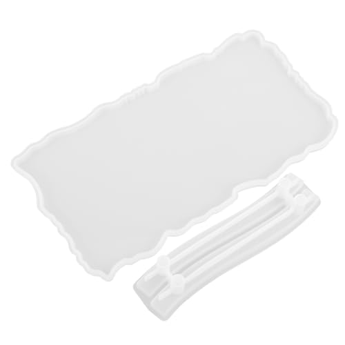 VICASKY Silikonform Resin Tray mit Griff für DIY Obsttablett Gießform Flexible Sichere Epoxidharz Form für Kreative Frucht und Teetabletts für Bastelprojekte und Geschenkideen VICASKY Silikonform Resin Tray mit Griff für DIY Obsttablett Gießform Flexible Sichere Epoxidharz Form für Kreative Frucht und Teetabletts für Bastelprojekte und Geschenkideen von VICASKY