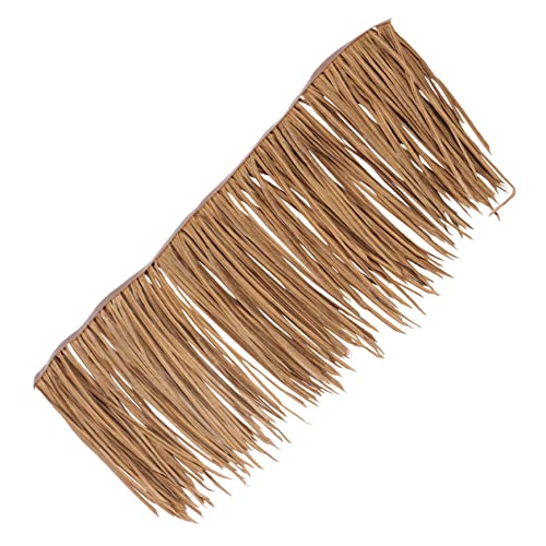 VICASKY Künstliches Strohdach für Garten Simuliertes Strohgras Dekorative Terrassenabdeckung Wind und Sonnenschutz Feuerfestes Material von VICASKY