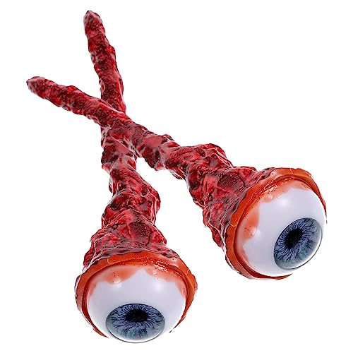 VICASKY Augäpfel Künstliche, Halloween-Augäpfel Hohle Augäpfel Blutige Augäpfel Halloween-Zubehör Horror Deko Körperteile Für Gruselige, Blutige -Partydekorationen von VICASKY