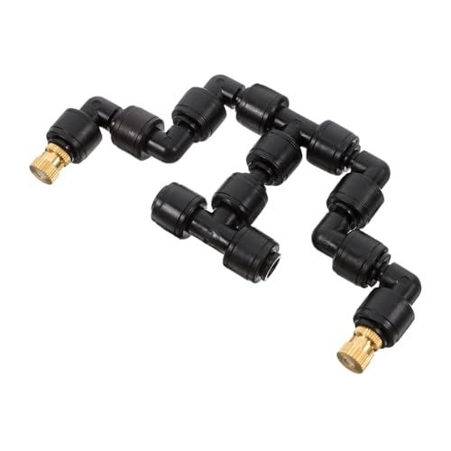 VICASKY Sprühdüse Schlauchanschluss Feiner Nebelvernebler für Terrarienpflanzen Luftbefeuchter Reptilienkühlung Vielseitige Bewässerung ohne Werkzeug Einfache Installation von VICASKY