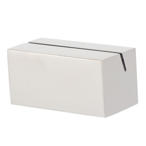 VICASKY Stabiler Edelstahl Visitenkartenhalter Tischkartenhalter Business Cards Storage Tool für Büro Desktop Organizer Rutschfester Kartenständer mit Glatter Oberfläche Platzsparender VICASKY Stabiler Edelstahl Visitenkartenhalter Tischkartenhalter Business Cards Storage Tool für Büro Desktop Organizer Rutschfester Kartenständer mit Glatter Oberfläche Platzsparender von VICASKY