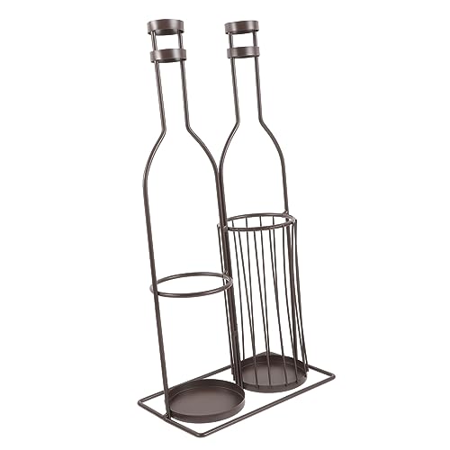 VICASKY Stapelbarer Metall Weinhalter für Flaschen Robustes Weinregal zur Präsentation und Aufbewahrung von Weinflaschen Flaschenständer für Design VICASKY Stapelbarer Metall Weinhalter für Flaschen Robustes Weinregal zur Präsentation und Aufbewahrung von Weinflaschen Flaschenständer für Design von VICASKY