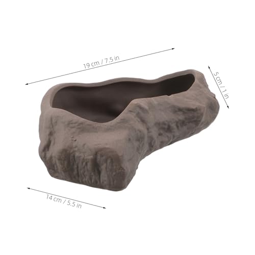 VICASKY Keramik-pflanztopf Mit Geschlossenem Abfluss Für Sukkulenten Und Bonsai, Dekorative Blumenschale Aus Kunststeinkeramik Für Innenraum-tablettdeko, Leicht Und Langlebig VICASKY Keramik-pflanztopf Mit Geschlossenem Abfluss Für Sukkulenten Und Bonsai, Dekorative Blumenschale Aus Kunststeinkeramik Für Innenraum-tablettdeko, Leicht Und Langlebig von VICASKY