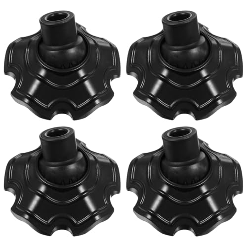 VICASKY Stuhlbeinkappen Outdoor 15 mm Oval Einsinkschutz Gartenstühle Camping Stuhl Anti-Sink FußPolster StuhlfußPolster Tischbeinschützer Fußpolster Möbel 4PCS Campingstuhl Füße Abdeckungen von VICASKY