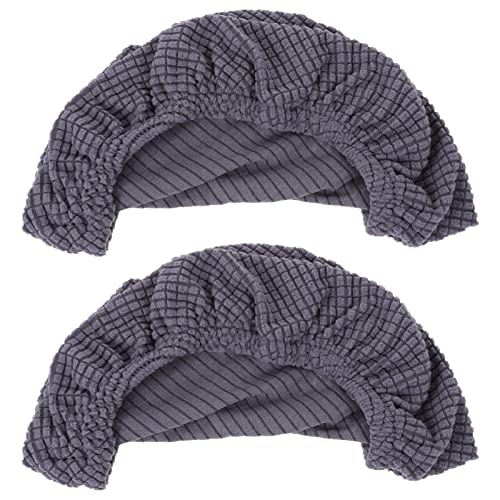 VICASKY Stuhlhussen Sitzschutz Stühle 30X30cm Stretch 2 Stücke Hocker Abdeckungen Anti- Sitz Slipcover Esszimmer Protector Polyesterhocker Hülsentuch Sesselhussen Möbelschutz Stuhlbezüge von VICASKY