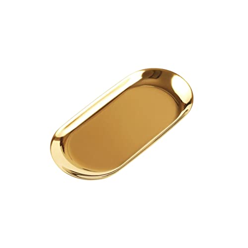 VICASKY Tablett Groß Professionelles Medizinisches Instrumenten und Snacktablett Rostfrei Polierte Oberfläche Vielseitig für Bad und Lebensmittel Geeignet Goldfarben VICASKY Tablett Groß Professionelles Medizinisches Instrumenten und Snacktablett Rostfrei Polierte Oberfläche Vielseitig für Bad und Lebensmittel Geeignet Goldfarben von VICASKY
