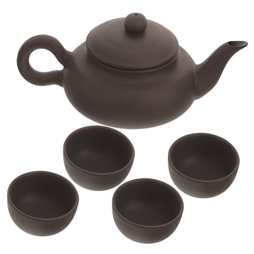 VICASKY Teekannen Set aus Keramik mit Tassen Traditionelle Teiliges Set für Tee Blütentee und Früchtetee Ergonomisches Design für Komfortable Handhabung VICASKY Teekannen Set aus Keramik mit Tassen Traditionelle Teiliges Set für Tee Blütentee und Früchtetee Ergonomisches Design für Komfortable Handhabung von VICASKY