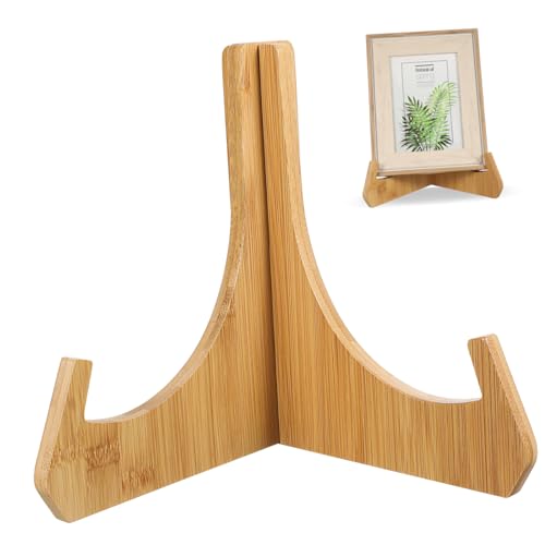 VICASKY Tellerständer aus Holz Ausstellungshalter für Fotos Dekoration und Kochbuchständer Vielseitig Einsetzbar für Zuhause und Ausstellungen Leichter und Pflegeleichter Tischaufsteller VICASKY Tellerständer aus Holz Ausstellungshalter für Fotos Dekoration und Kochbuchständer Vielseitig Einsetzbar für Zuhause und Ausstellungen Leichter und Pflegeleichter Tischaufsteller von VICASKY