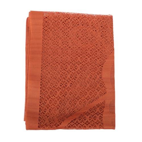 VICASKY Thanksgiving Tischläufer mit Kürbis Blattmotiv Rechteckige Spitze Polyester-dekotuch Schmutz Kratzfest für Esstisch Buffet und Kamin Orange von VICASKY