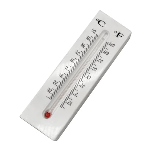 VICASKY Thermometer Schlüsselversteck Wetterfestes Außen Schlüsselversteck mit Versteckfach für Haus Schlüsselbox Dekorative Aufbewahrungsbox für Garten und Eingang von VICASKY