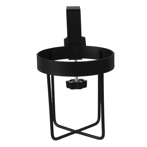 VICASKY Tisch Becherhalter Verstellbarer Getränkehalter für Schreibtisch Design Einfacher Clip zum Anbringen für Büro und Zuhause Schwarz von VICASKY