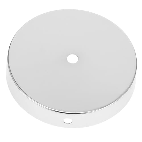 VICASKY Tischlampenfuß Rund Glatte Metalllampe Basis Robust für Nachttisch Wohnzimmer Büro DIY Lampenhalter Zubehör von VICASKY