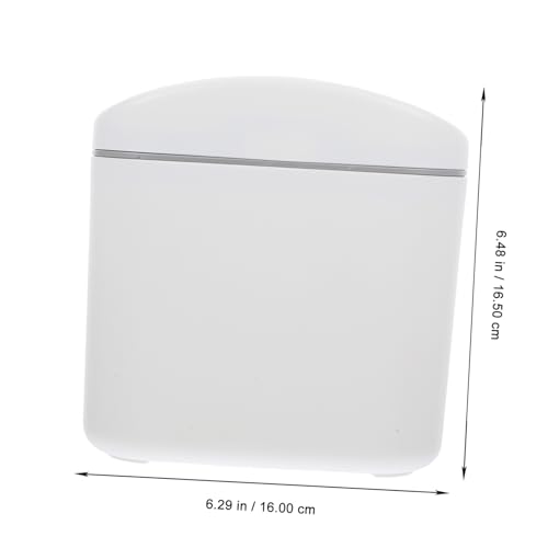 VICASKY Tischmülleimer mit Schwingdeckel Kunststoff Großer Kapazität Vielseitiger Desktop Abfalleimer für Büro Schlafzimmer und Küche von VICASKY