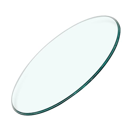 VICASKY Tischplatte aus Glas kaffelikoer kaffekochkanne Esstisch Glasplatte Abgerundete Glasplatte Teetisch Glasplatte sehpa Tischplatte aus verdicktem Glas Heimtischdekoration Transparent von VICASKY