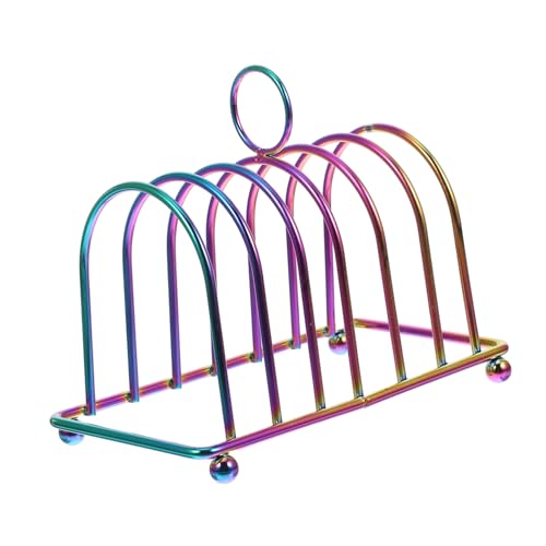 VICASKY Toastständer Robuster Toasthalter für Brot und Gebäck Küchenregal für Arbeitsplatte Multifunktionales Design für Küche und Bücherregal Leicht zu Reinigen und Langlebig VICASKY Toastständer Robuster Toasthalter für Brot und Gebäck Küchenregal für Arbeitsplatte Multifunktionales Design für Küche und Bücherregal Leicht zu Reinigen und Langlebig von VICASKY