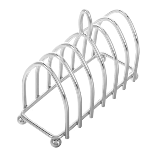 VICASKY Toastständer Aus Edelstahl Für Scheiben Frühstücksbrothalter Mit Kugelfüßen Und Schlaufengriff Küchenbackgeschirr Für Buffet VICASKY Toastständer Aus Edelstahl Für Scheiben Frühstücksbrothalter Mit Kugelfüßen Und Schlaufengriff Küchenbackgeschirr Für Buffet von VICASKY