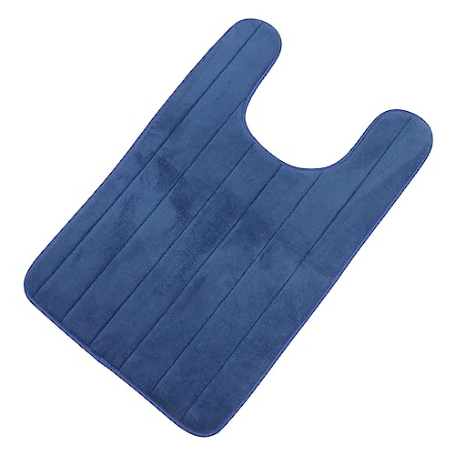 VICASKY Toilettenmatte Badematten Badezimmermatten Kissen Toilettenvorleger U Förmige Toilettenkonturmatte Abdeckungen Matte Toilette U Förmiger Toilettenvorleger Schaumstoff von VICASKY