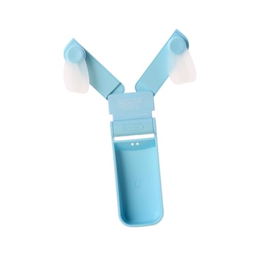 VICASKY Tragbare Lüfter Persönlicher Fan Gefalteter Taschenfächer Mini -fan Handventilator Wiederaufladbar Multifunktionaler Lüfter Wiederaufladbarer Usb-lüfter Blau VICASKY Tragbare Lüfter Persönlicher Fan Gefalteter Taschenfächer Mini -fan Handventilator Wiederaufladbar Multifunktionaler Lüfter Wiederaufladbarer Usb-lüfter Blau von VICASKY