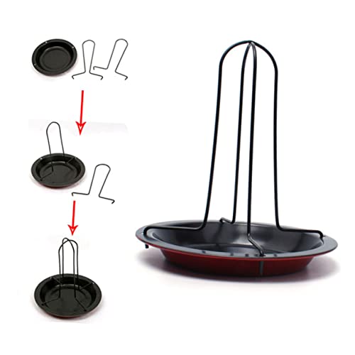 VICASKY Tragbarer Abnehmbarer Hähnchenbräter Karbonstahl Antihaft Versorgung Vertikaler Hähnchenhalter für Bbq Grillstand für Outdoor Camping mit Unterer Pfanne für Grillresultate VICASKY Tragbarer Abnehmbarer Hähnchenbräter Karbonstahl Antihaft Versorgung Vertikaler Hähnchenhalter für Bbq Grillstand für Outdoor Camping mit Unterer Pfanne für Grillresultate von VICASKY