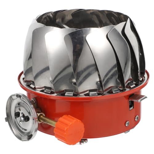 VICASKY Tragbarer Mini Gaskocher Lotus Windschutz Campingkocher Winddicht Energiesparend Outdoor Picknick Bergsteigen Angeln Camping von VICASKY