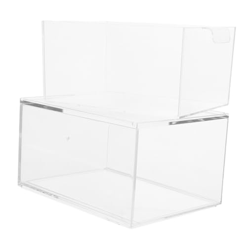 VICASKY Transparente Aufbewahrungsbox mit Schublade Großer Kapazität Staubdicht Stapelbar Vielseitiger Organizer für Kosmetik Büro und Schlafzimmer Praktischer Schreibtisch Organizer für VICASKY Transparente Aufbewahrungsbox mit Schublade Großer Kapazität Staubdicht Stapelbar Vielseitiger Organizer für Kosmetik Büro und Schlafzimmer Praktischer Schreibtisch Organizer für von VICASKY