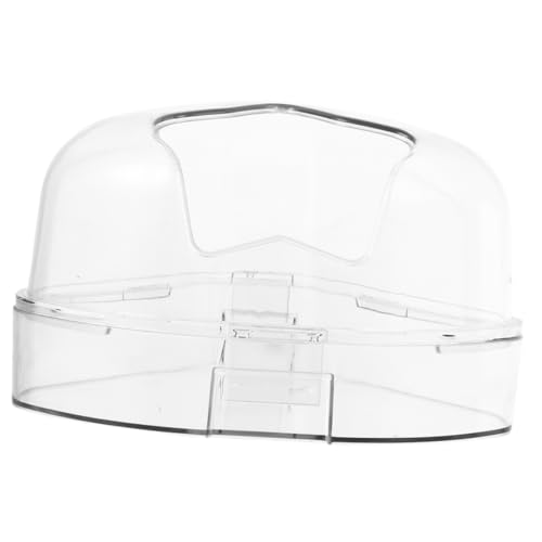 VICASKY Transparente Hamster Sandbad Box Großes Sandbad Behälter für Kleine Haustiere Wie Hamster und Chinchilla Vielseitige Badewanne als Haustier Badezimmer und Sauna von VICASKY