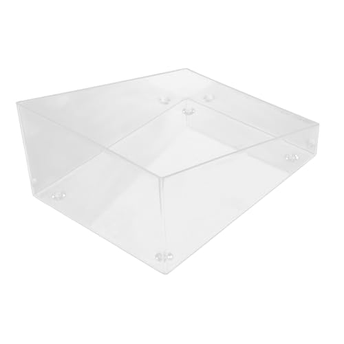 VICASKY Transparente Hamster Sandbadbox aus Robustem Kleine Haustier Badewanne mit Hoher Bruchfestigkeit Kompakt für Käfige Einfacher Reinigung und Praktischem Sandkasten für Chinchilla von VICASKY