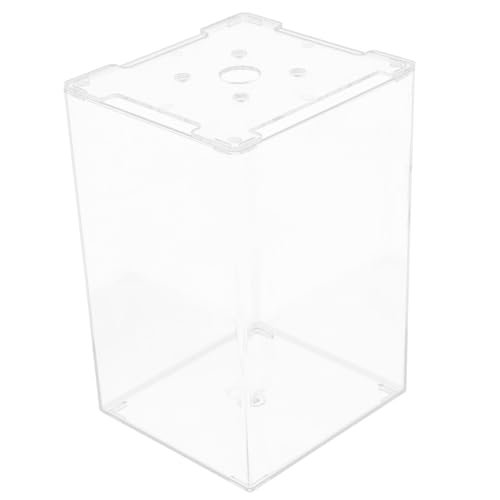 VICASKY Transparenter Betta Tank Kleines Dekoratives Aquarium Multifunktionaler Desktop Goldfisch Behälter für Büro und mit Robustem Langlebigem Design VICASKY Transparenter Betta Tank Kleines Dekoratives Aquarium Multifunktionaler Desktop Goldfisch Behälter für Büro und mit Robustem Langlebigem Design von VICASKY