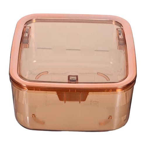 VICASKY Transparenter Mini Mülleimer mit Schwingdeckel Kompakter Kunststoff Desktop Abfalleimer mit Elegantem Rasterdesign Platzsparend für Büro Schminktisch Küche und Wohnräume VICASKY Transparenter Mini Mülleimer mit Schwingdeckel Kompakter Kunststoff Desktop Abfalleimer mit Elegantem Rasterdesign Platzsparend für Büro Schminktisch Küche und Wohnräume von VICASKY
