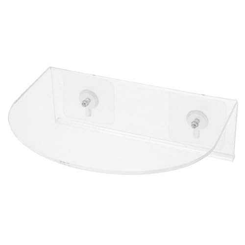 VICASKY Transparenter Saugnapf Pflanzenregal mit Starkem Halt Vielseitiges Fenster bonsai board für Zimmerpflanzen Robustes Farbechtes Aufbewahrungsregal für Innen und Draußen von VICASKY