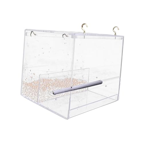 VICASKY Transparenter Vogel Futtersitz mit Saugnäpfen Mittlere Wetterfeste Futterstation mit Extra Tiefem Tablett und Trenner Leicht zu Reinigen für Wildvögel Beobachten im Garten VICASKY Transparenter Vogel Futtersitz mit Saugnäpfen Mittlere Wetterfeste Futterstation mit Extra Tiefem Tablett und Trenner Leicht zu Reinigen für Wildvögel Beobachten im Garten von VICASKY