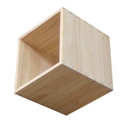 VICASKY Holzkiste Aus Massivholz Stapelbare Aufbewahrungsbox DIY-bastelprojekte Regal-Organisation Spielzeug-aufbewahrung Tischdekoration Für Zuhause Und Büro von VICASKY